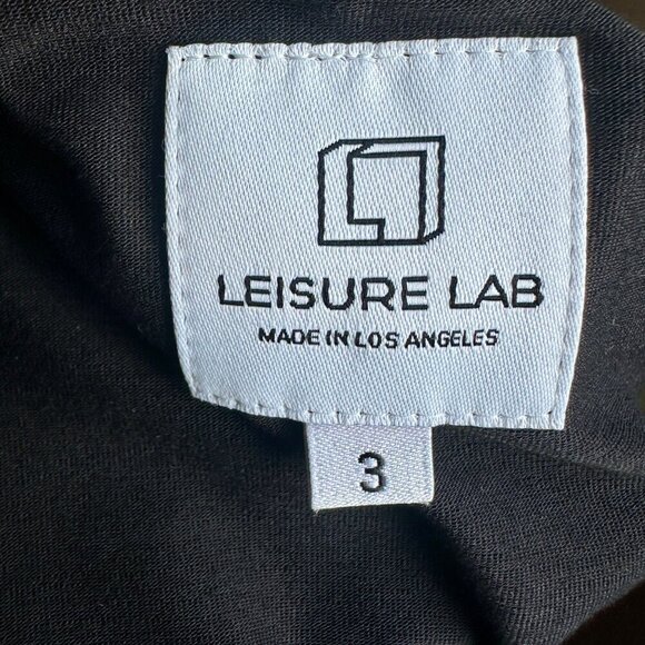 Leisure Lab Tank Bodysuit Black, Size L Made in LA - Picture 8 of 10